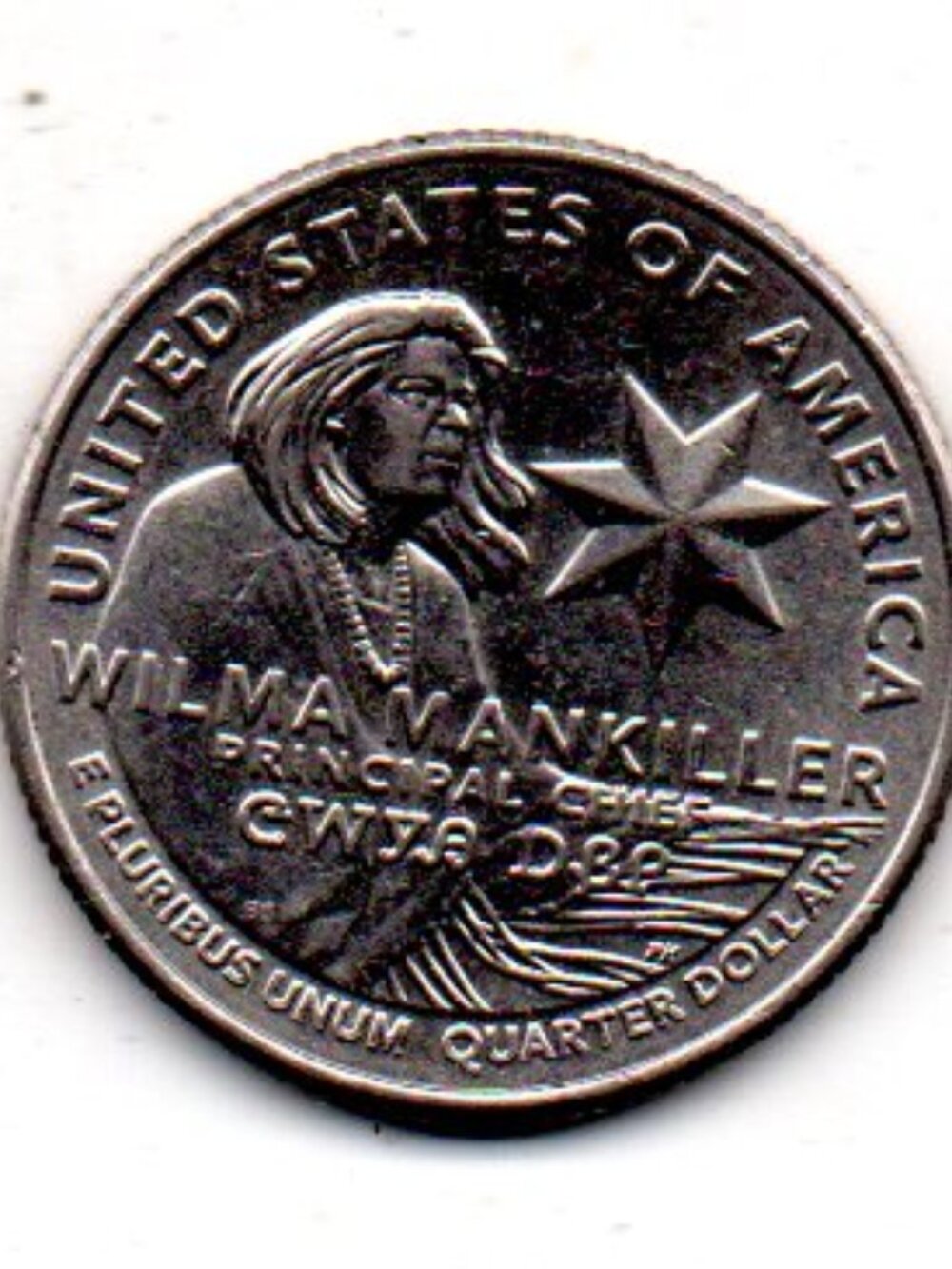 Near Uncirculated 2022 D Wilma Mankiller Clad Quarter